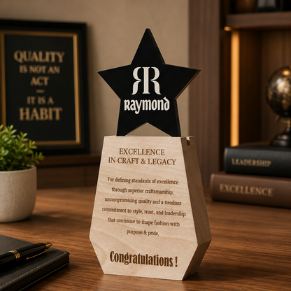 Star Peak Personalised Trophy
