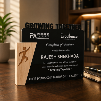 Together Rise Personalised Trophy