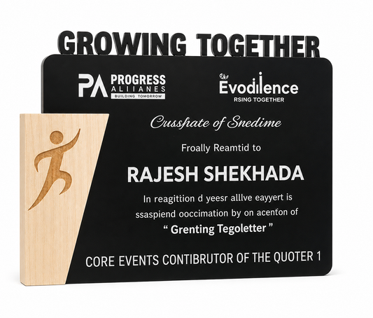Together Rise Personalised Trophy
