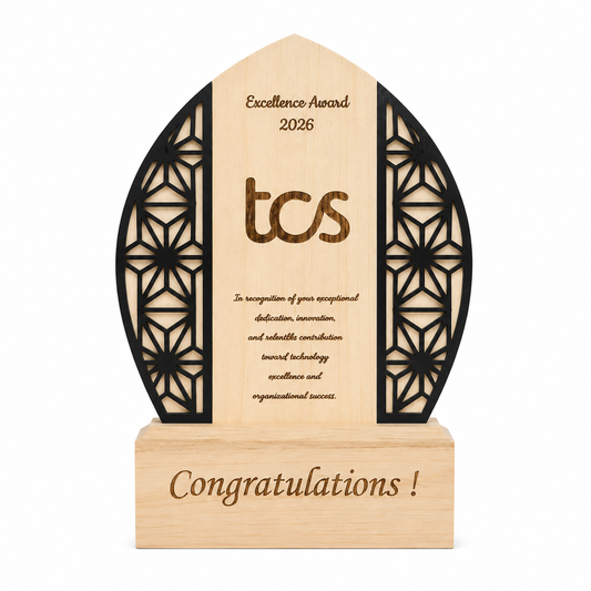 GeoArch Wooden Trophy