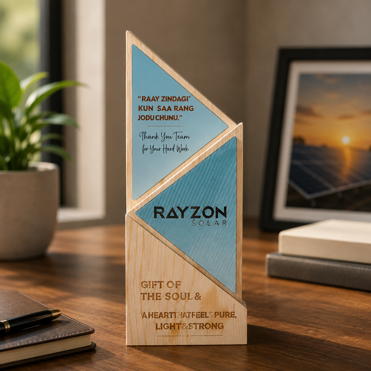 SkyRise Geometric Trophy