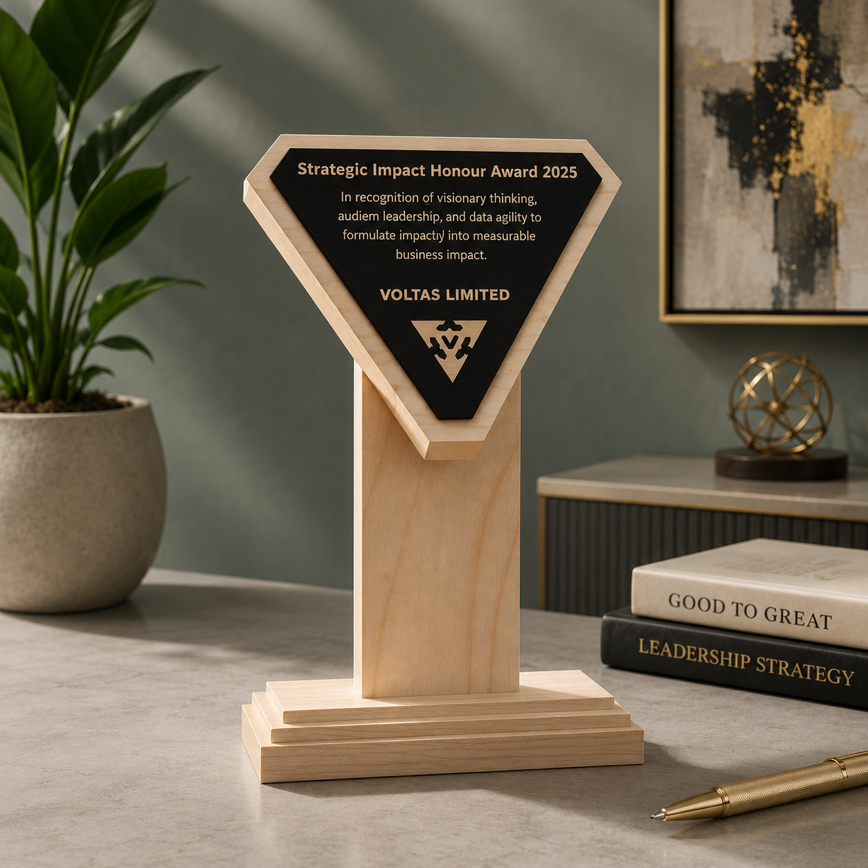 Inverted Crest Trophy
