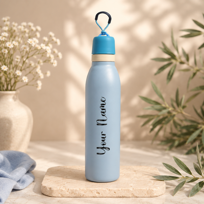 TrailSip Personalized Water Bottle – Blue