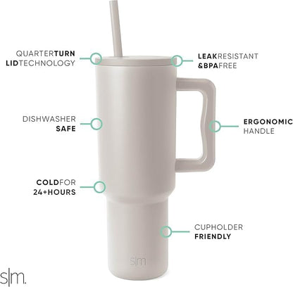 Pesonalized EpicSip Hand Tumbler – Cream