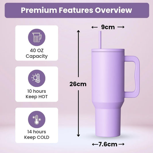 Pesonalized EpicSip Hand Tumbler – Purple