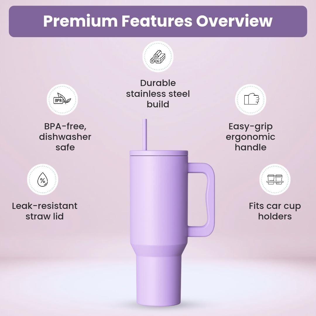 Pesonalized EpicSip Hand Tumbler – Purple
